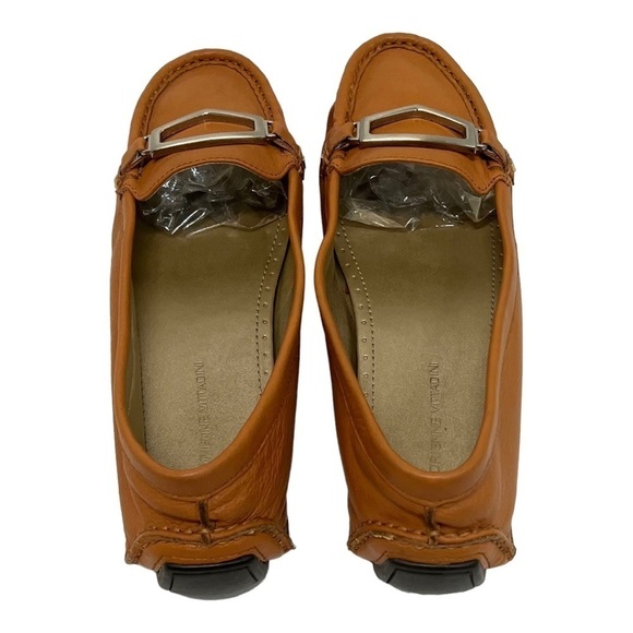 Adrienne Vittadini Camel Leather Comfort Driving Loafers Women’s 9 - Picture 7 of 14